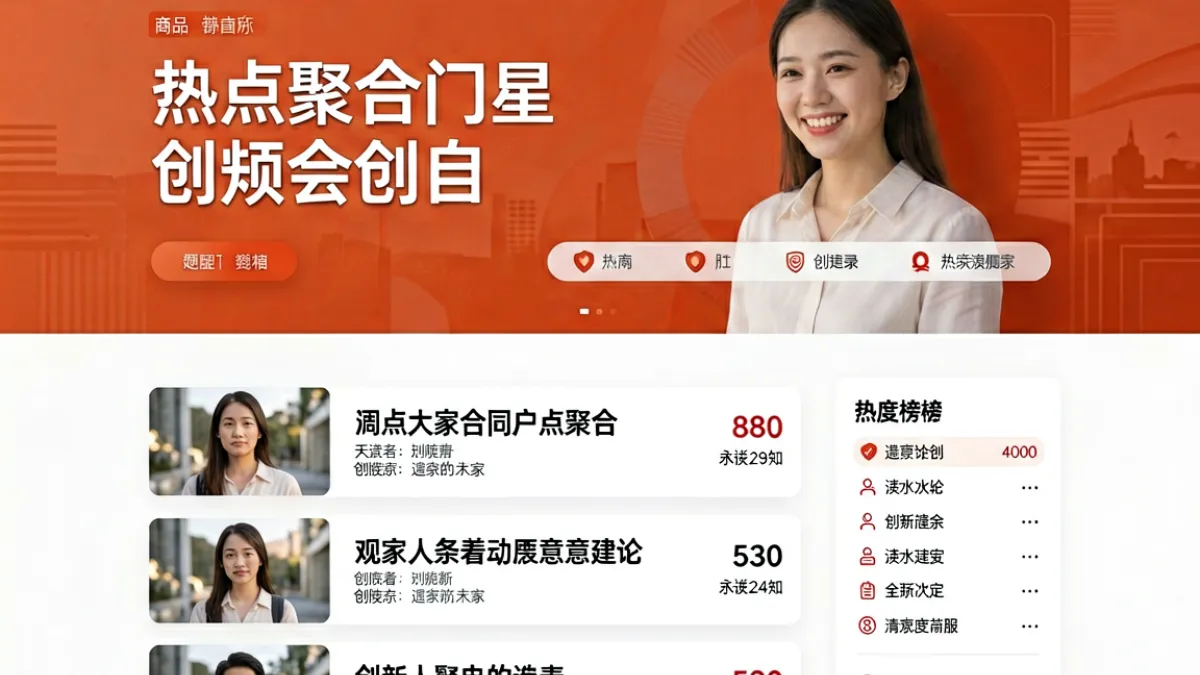 51吃瓜门户首页全景截图，展示热点爆料聚合列表与热度榜单入口